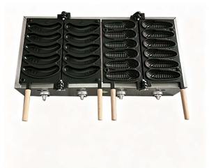 <span class=keywords><strong>Gaufrier</strong></span> professionnel <span class=keywords><strong>vertical</strong></span> industriel et commercial belge à gaz et électrique, quatre emplacements, double, pour gaufres en nid d'abeille et gaufres rondes - Product Image 1
