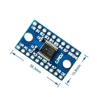 ZYSY - Convertidor de Nivel Lógico de 8 Canales TTL Bidireccional TXS0108E de 3.3V 5V, Gran Venta
