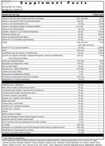 Yüksek Etkili Tam Erkekler İçin B Kompleks Multivitamin, Krom İçeren, Normal Karbonhidrat Metabolizmasını Destekleyen - Product Image 3