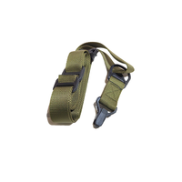 Sangle de fusil tactique réglable en polyester camouflage, double point d'attache, durable, accessoires pour la chasse - Grande Vente