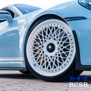 RCSR Jantes de voiture en alliage d'aluminium forgé blanc de 22 à 20 pouces Jantes à verrouillage central personnalisées pour <span class=keywords><strong>Porsche</strong></span> GTS Voitures de tourisme en état neuf - Product Image 1