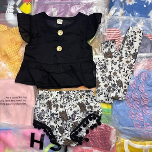 Nuevo Conjunto de 2 Piezas para Niños con Diseño Aleatorio, Venta al por Mayor, Patpatted Kids Bales, Niño y Niña - Product Image 1