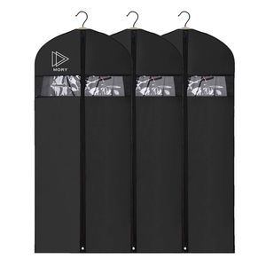 Сумка для одежды унисекс с принтом на заказ, нейлоновая сумка для одежды на молнии, складная Нетканая сумка для костюма и платья - Product Image 2