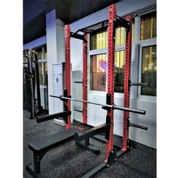 Utilisation commerciale Home Gym Fitness Equipment Squat Rack entraînement musculation acier demi-cages centrale électrique