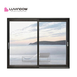 독일산 분체 도장 알루미늄 슬라이딩 도어 저방사 유리 슬라이딩 파티오 도어 사무실 유리 슬라이딩 도어 판매 - Product Image 5