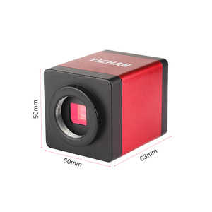 Digital HDMI VGA Industrial microscopio <span class=keywords><strong>c</strong></span>ámara de vídeo microscopio conjuntos HD 13MP <span class=keywords><strong>60F</strong></span>/S + 130X <span class=keywords><strong>C</strong></span> montaje de la lente - Product Image 5