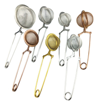 WELAND Infuseur à thé en acier inoxydable à mailles fines de 4,5 cm avec poignée, boule infuseuse à clipser – Ventes Flash