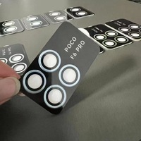 Objectif de caméra en métal anneau de caméra de téléphone portable verre trempé pour Xiaomi Poco F6 5G Poco F6 Pro Note 13 Pro protecteur d'objectif de caméra