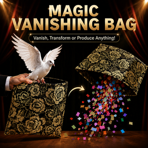 Bolsa Mágica de Desaparición, Accesorio de Magia para Escenario, Bolsa de Producción, Bolsa de Ilusión Mágica para Desaparición de Palomas y Confeti, Accesorios para Magos - Product Image 1