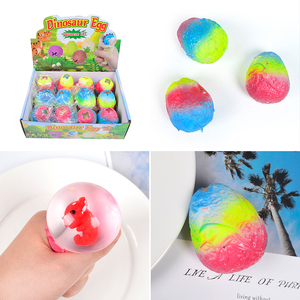 Juguete Antiestrés de Huevo de Dinosaurio de TPR, Bolas Sensoriales Suaves para Aliviar el Estrés, Promocional para Niños y Niñas - Product Image 2