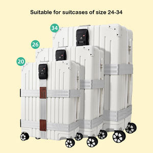 <span class=keywords><strong>TSA</strong></span> เข็มขัดกระเป๋าเดินทางล็อคสายรัดโพลีเอสเตอร์พร้อมโลโก้ - Product Image 4
