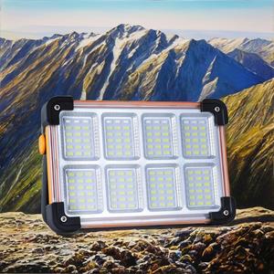 USB Rechargeable Camping <b>Light</b> for Outdoor Activities Solar Panel <b>Working</b> <b>LED</b> Lamp ABS Body for Hiking and Climbing - Product Image 4