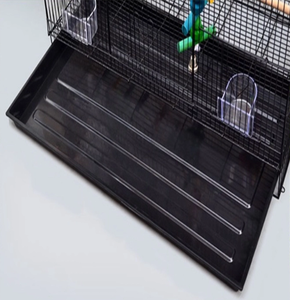 תוכי כלוב יוקרה גדול גדול כלוב מתכת אדמונית גדרון כלוב קן גדול ציפור קן - Product Image 5