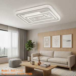 Plafonnier LED encastré en gros d'usine, design créatif empilé, lampe <span class=keywords><strong>de</strong></span> plafond en acrylique pour hôtels, bureaux et projets <span class=keywords><strong>de</strong></span> construction - Product Image 1