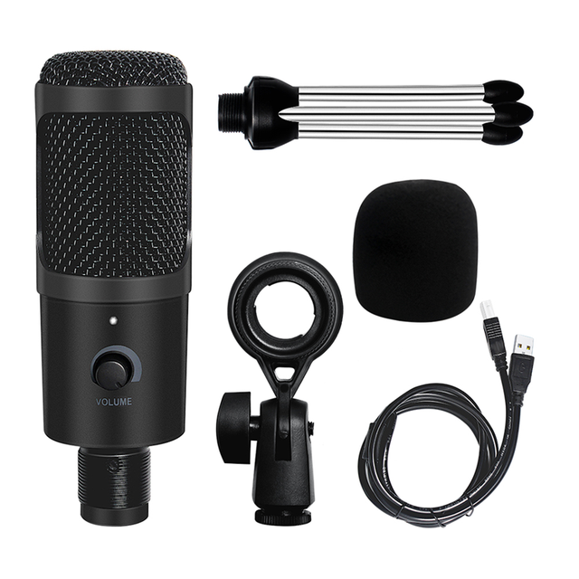 BM-U750 USB Streaming Podcast PC Microphone Computer Condenser Microphone
