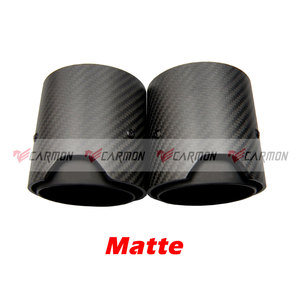 Embout d'échappement en fibre de carbone enduit noir M Performance pour <span class=keywords><strong>BMW</strong></span> M235i M240i M335i M340i <span class=keywords><strong>M435i</strong></span> M440i - Product Image 1