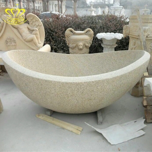 Design moderno mármore natural banheira <span class=keywords><strong>1</strong></span> pessoa forma oval massagem spa função incluída para banheiro cozinha do hotel Villa Park uso - Product Image 4