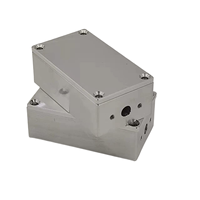 Boîtier de blindage entièrement fermé en Al 6061 5052 avec colle EMI, étanchéité à l'eau, plaqué or, argent, nickel, personnalisé, CNC, PCB, OEM