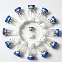 Usine de peptides chinoise fournissant de la poudre de peptide GHK-CU en flacons de 100 mg, pureté 99 %, poudre de peptide de cuivre GHKCU, matière première cosmétique.