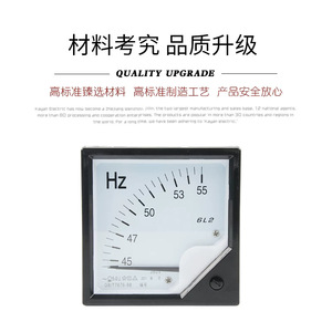 เครื่องวัดความถี่6L2แบบแอนะล็อก45-55Hz ความแม่นยำสูงใช้ในอุตสาหกรรม - Product Image 2