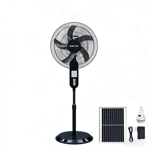 Ventilador Solar de 16 Pulgadas y 12V de Alta Calidad, Diseño Popular de Fábrica, Fabricado en China con Alta Velocidad de Viento - Product Image 2