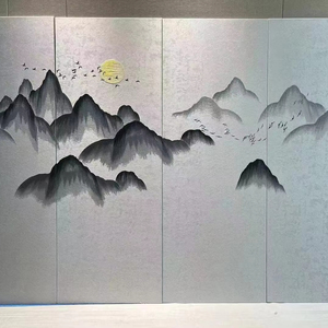 Anpassbare PVC-Wand platte Classic Embroidered European für Schlafzimmer TV Back Fire proof für Outdoor Home Decor Villas - Product Image 1