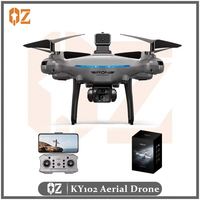 Drone intelligent KY102 avec caméra 4K, positionnement par flux optique, évitement d'obstacles, quadricoptère à longue autonomie de vol pour adultes et débutants