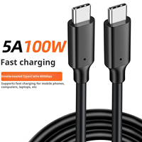 Câble de charge rapide USB C 100W 10 Gbps avec fonction OTG, gaine en PVC, câble de données USB 3.2 Type-C, conducteur en cuivre pur, OEM