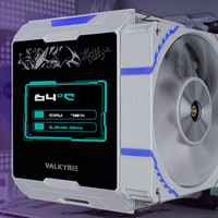 Refroidisseur d'air pour CPU Dx140 Valkyrieamd, version optimisée, 8 caloducs entièrement soudés, grand écran de 4,3 pouces, prend en charge LGA1851 AM5