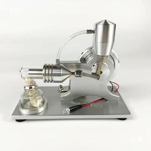 <span class=keywords><strong>Moteur</strong></span> <span class=keywords><strong>Stirling</strong></span> de type L Micro-générateur à turbine à gaz externe Cadeau d'anniversaire Modèle de <span class=keywords><strong>moteur</strong></span> Mini - Product Image 1