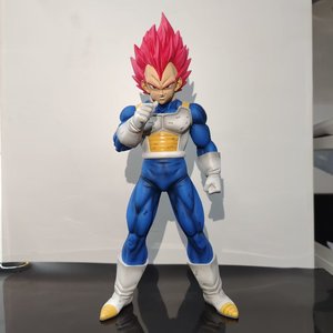 DBZ Super Saiyan Bleu <span class=keywords><strong>Végéta</strong></span> PVC Action Figure Modèle Bon Anime <span class=keywords><strong>Figurine</strong></span> Enfants Bureau Décoration Cadeau D'anniversaire - Product Image 5