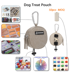 Custom Logo Waterproof Pet Training Dog Crossbody Walking Bag Dog <strong>Bum</strong> Bag Nylon Zipper Dog Waist Bags Fanny Pack for Women - Product Image 4