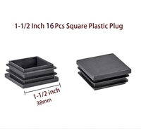 16mm 19mm 22mm 25mm chaise pieds de table capuchon épaissir rond en plastique obturation embout Tube tuyau insérer bouchon décoratif cache-poussière