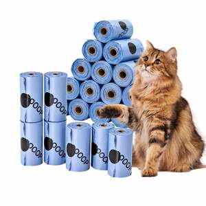 ผู้ผลิตขายส่ง รับผลิตถุงกำจัดมูลสัตว์เลี้ยงแบบย่อยสลายได้ PLA/PBAT พร้อมหูหิ้ว พิมพ์ลายเฟล็กโซตามสั่ง - Product Image 3
