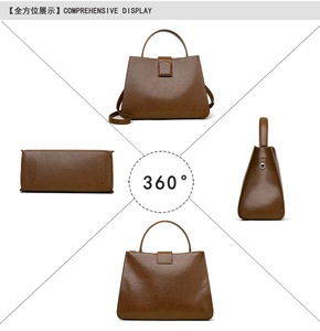 New High Quality Women Messenger Bags for Women Genuine Leather Handbags Crossbody Bags Ladies Shoulder Bags <b>Tote</b> Top-handle - Product Image 4