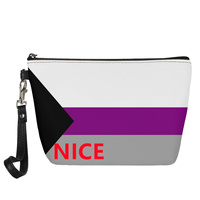 Pochette cosmétique personnalisée Demiromantic Gay Rainbow Moptif imprimée UV pour les voyages d'affaires, le rangement sur coiffeuse et la distribution en gros