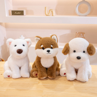 Jouets en peluche pour chiots de différentes races (Labrador, Jack Russell, Rottweiler et Dalmatien) sur mesure