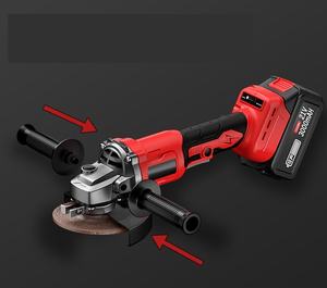 Amoladora Angular Inalámbrica Multifuncional de Grado Industrial de 21 V, Mini Amoladora Angular Inalámbrica Recargable de Litio - Product Image 6