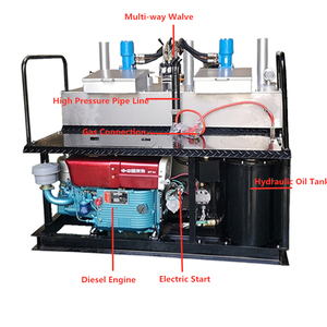 เครื่องทำเครื่องหมายบนถนนแบบเทอร์โมพลาสติกสองกระบอก cwl เครื่องยนต์เบนซิน - Product Image 5