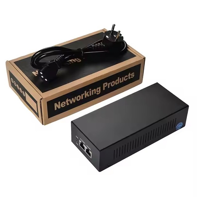 PoE Active Injector 90W 10Gbps PoE++ IEEE802.3af/at/bt Standard 48V PoE Injector