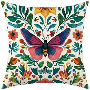 Nueva funda de almohada floral colorida y ultrasuave para sala de estar, sofá, asiento de coche, decoración de fiestas, cojín y almohada - Product Image 2