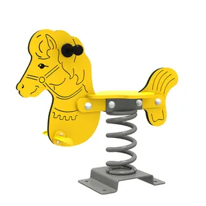 Suministro de fábrica, venta al por mayor y buena calidad, patio de recreo Spring Rider Rocking Spring Horses Toy para niños