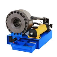 Machine à sertir les flexibles hydrauliques manuelle portable, type séparé, pompe moteur, sertissage de flexibles à 2 couches de 1 pouce, haute efficacité, facile