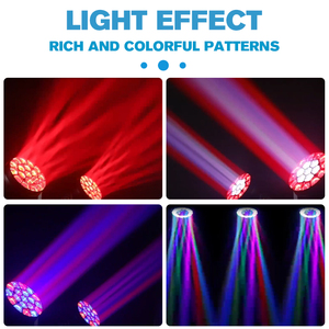 19pcs * 40w Rgbw 4in1 Led Zoom Wash Big Bee Eye Lumière principale mobile avec effet kaléidoscope Lumières de scène - Product Image 3