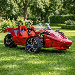 Meilleur prix EGO Voiture de sport électrique à 3 roues avec 2 sièges Vitesse de 120 km/h Certifiée CE Capacité de 300 kg pour adultes - Product Image 1