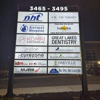 Panneau d'affichage de rue côté route Led Outdoor Pylône Sign Wayfinding Directional Billboard Pylône Sign