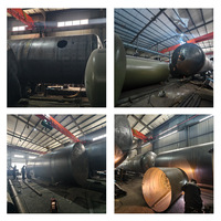 Réservoir de stockage de carburant diesel souterrain de 10 000 L, 20 000 L, 30 000 L, 40 000 L pour station-service