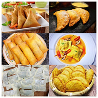 Machine Automatique à Plier les Raviolis, Momos, Gros Pâtés, Samosas, Empanadas, Nems et Dumplings, Production de 4800 pièces/heure
