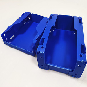 Customized Warehouse Picking Boxes Corflute Plastic Stackable Storage Bin