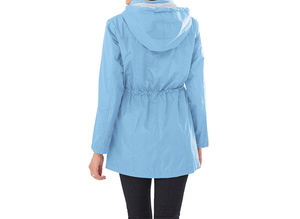 <strong>Women's</strong> Fashionable Customizable Waterproof PVC Coated <strong>Raincoat</strong> Adults Four Seasons 190T <strong>Nylon</strong> Fabric Outdoor Walking Hiking - Product Image 2